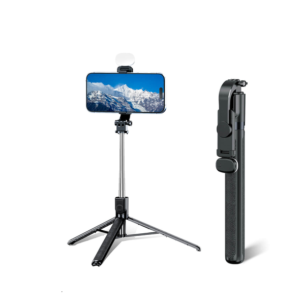 Koosda KS-Q18S (Fill Light) Selfie Stick Tripod Balance Handle 1.8M