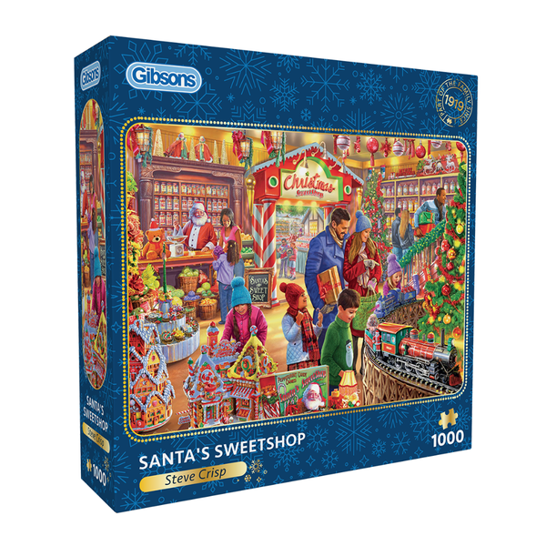 Gibsons - Santa's Sweetshop - 1000 Piece Jigsaw Puzzle