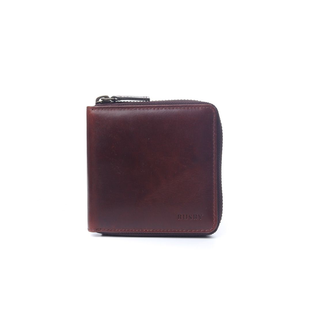 busby leather purse