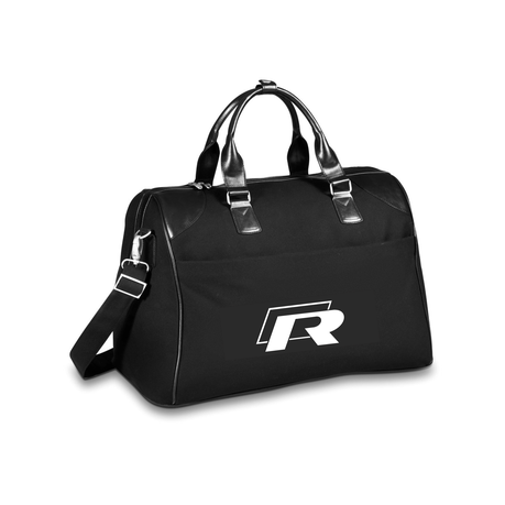 R Line Canvas Weekend Overnight Bag - Black Image