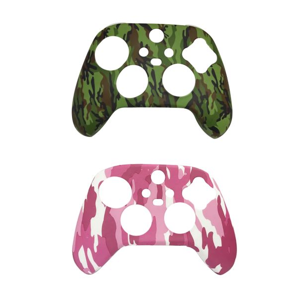 Unibright Silicone Covers - Green and Pink Camo for Xbox Series S/X