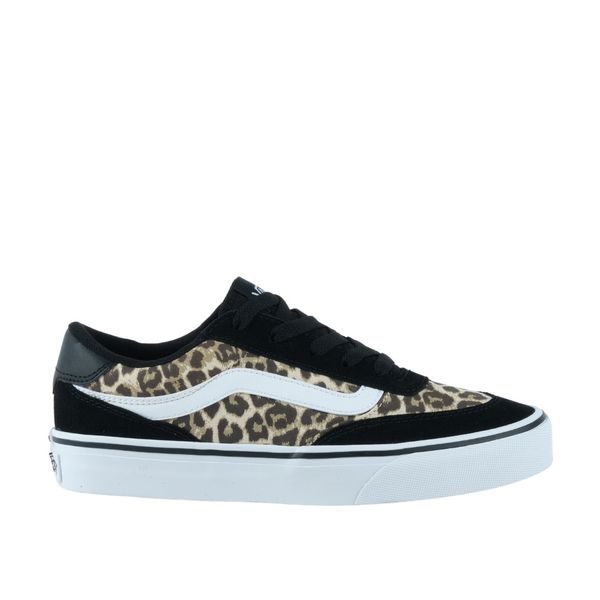 Vans Women's Brooklyn LS Lifestyle Shoes - Black/Cheetah Print