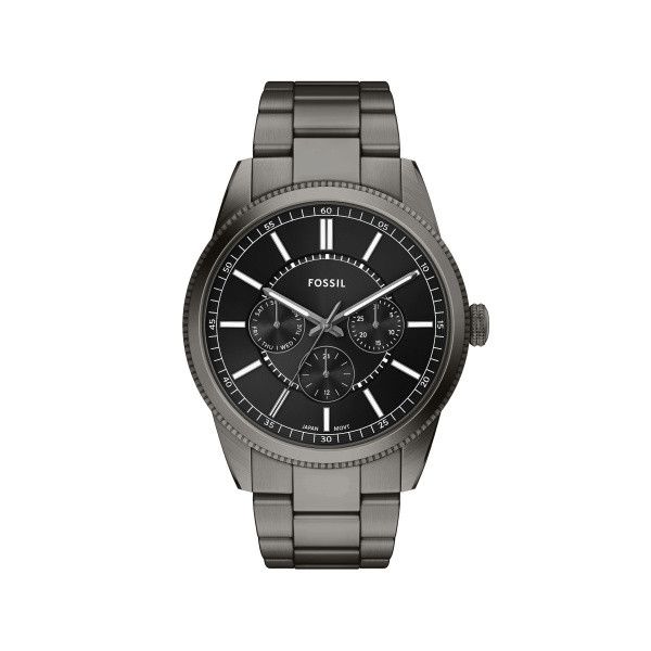 Fossil Men Grey Metal Analogue FS6136