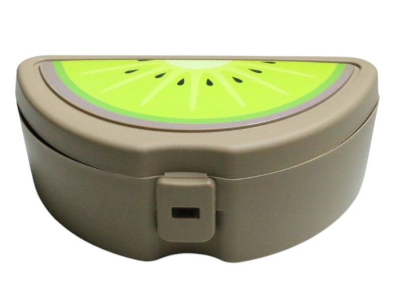 Kiwi Design PP Lunch Box with Spork and Divider - 210×75×120mm