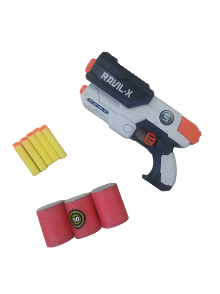 Nerf Gun Ravil X Heat Soft Shell Gun Machine Gun With Bullets and Targets