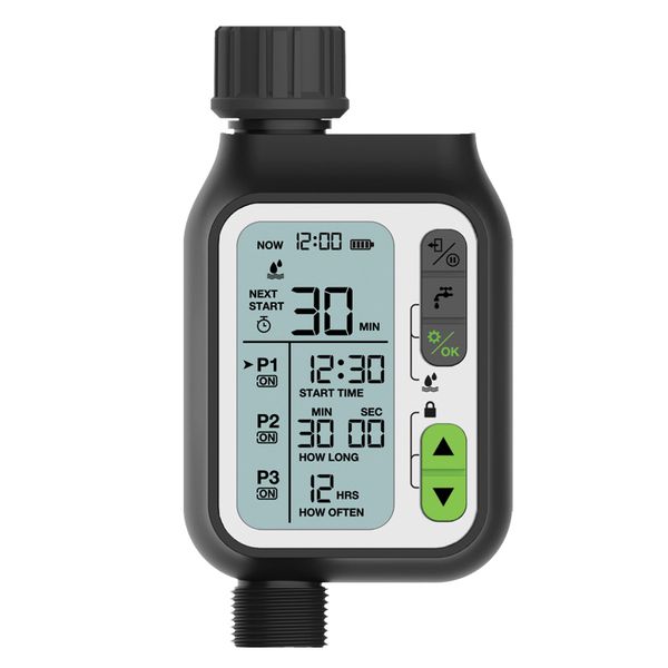 Programmable Automatic Rain Sensing Irrigation Timer