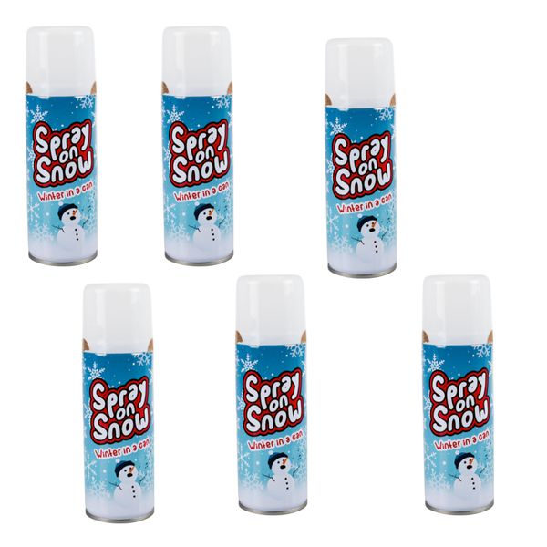 Decor Party Snow In A Bottle Set of 6