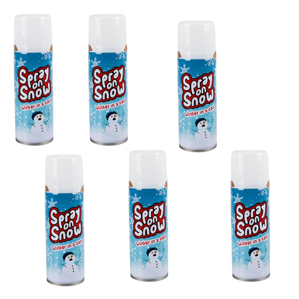 Decor Party Snow In A Bottle Set of 6