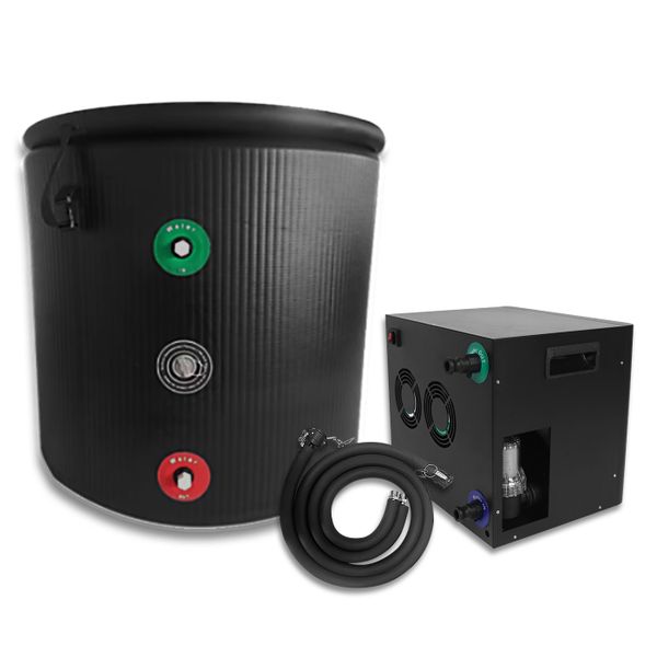 Trulyhealth Large Ice Bath With Chiller Included Combo