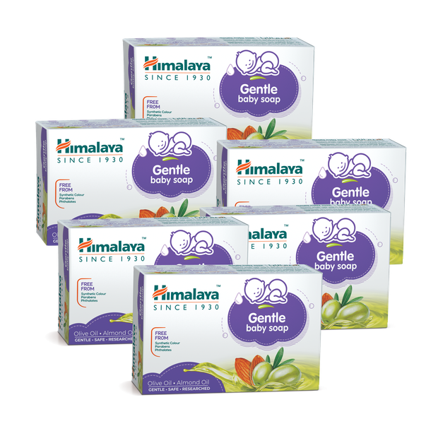 Himalaya Gentle Baby Soap - 125g x 6 - Value Pack