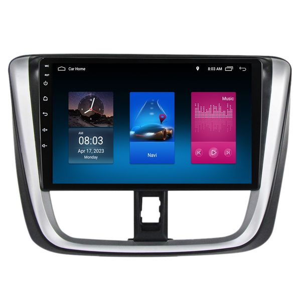 2+32G Car Radio GPS Stereo CarPlay Android Auto Compatible with Yaris 2 XP90 2005 -2012