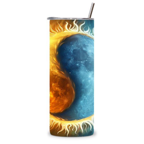 Yin &amp; Yang Sun and Moon Tumbler