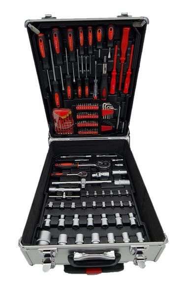 186 Piece Aluminium Trolley Tool Case