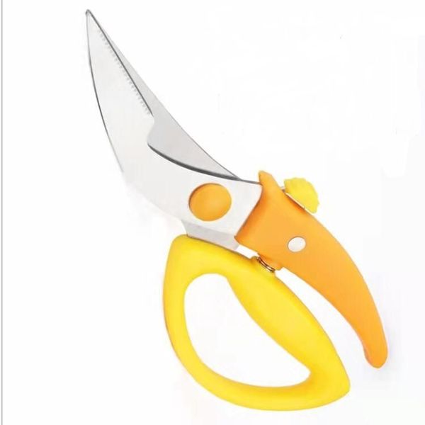 Multi-Purpose Kitchen Scissors - Orange &amp; Yellow