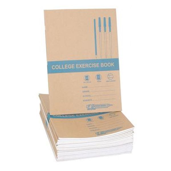 Book soft cover A4 72 page college exercise book