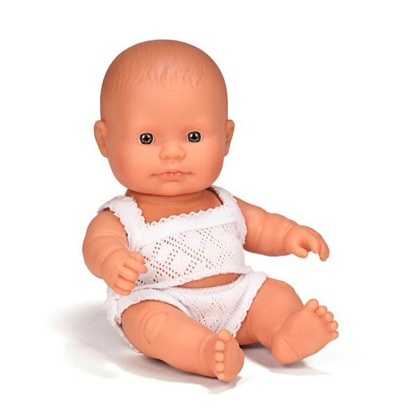 Miniland Dolls (Baby Caucasian Girl) 21cm