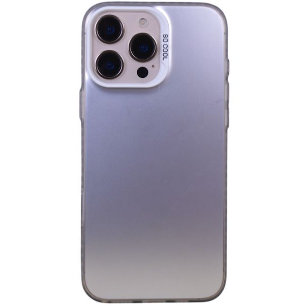 Phone Case with a Soft Ombre Fade - 16 Pro - Metallic Silver