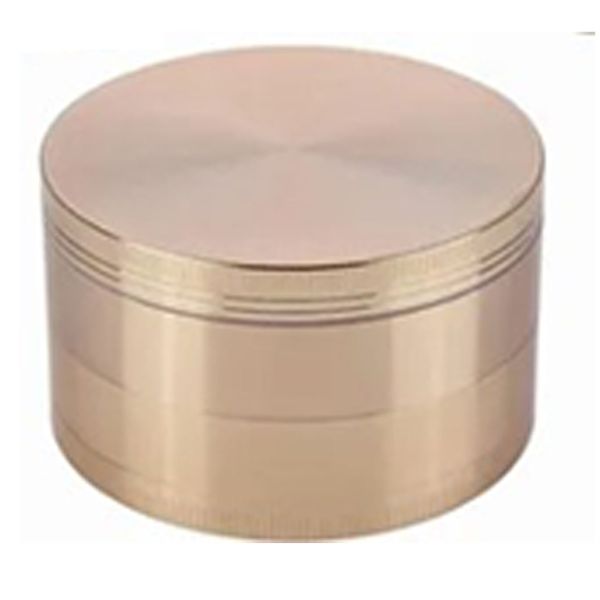 Spice Grinder Zinc Alloy Spice Crusher 63mm 4 Layer Metal Crusher Rose Gold