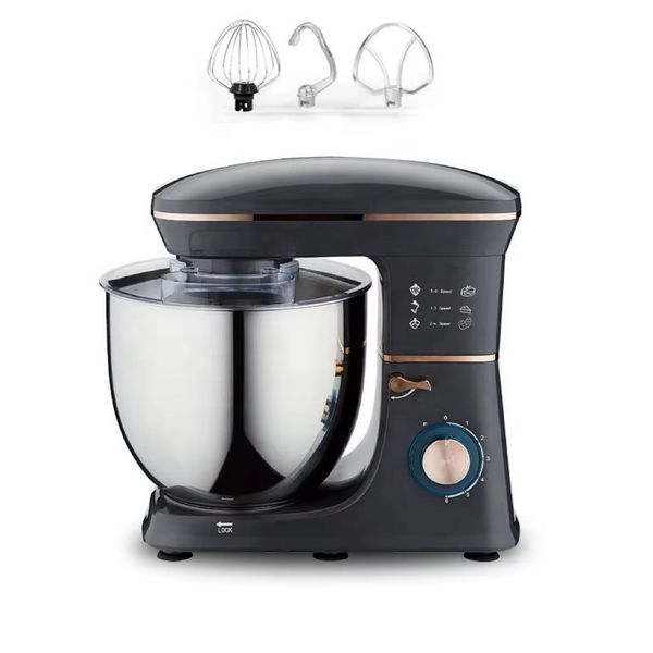 1400W 3-in-1 Stand Mixer with Dough Hook, Whisk &amp; Beater