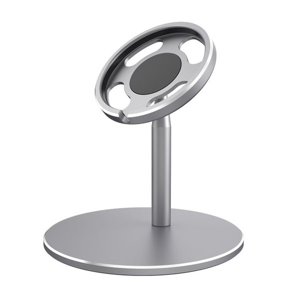 Aluminum Charger Dock Compatible with MagSafe Charger for iPhone 12 Silver