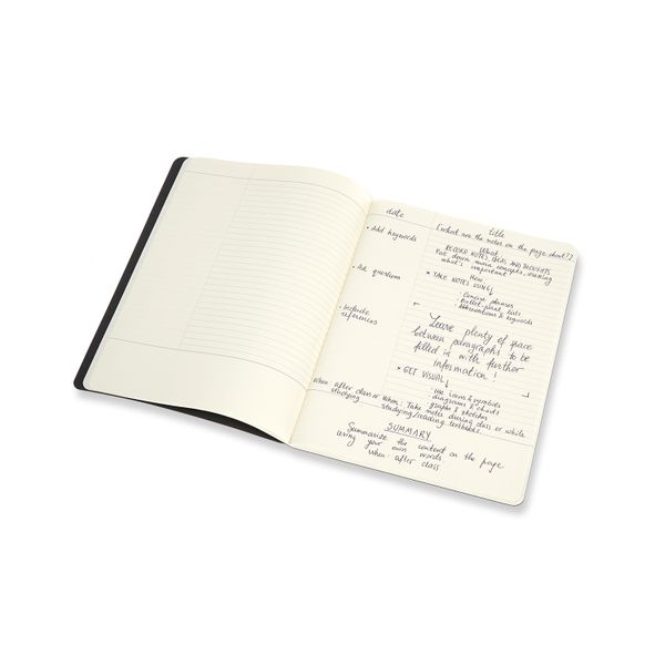 Moleskine Cahier Subject Black/Red XXL Journal