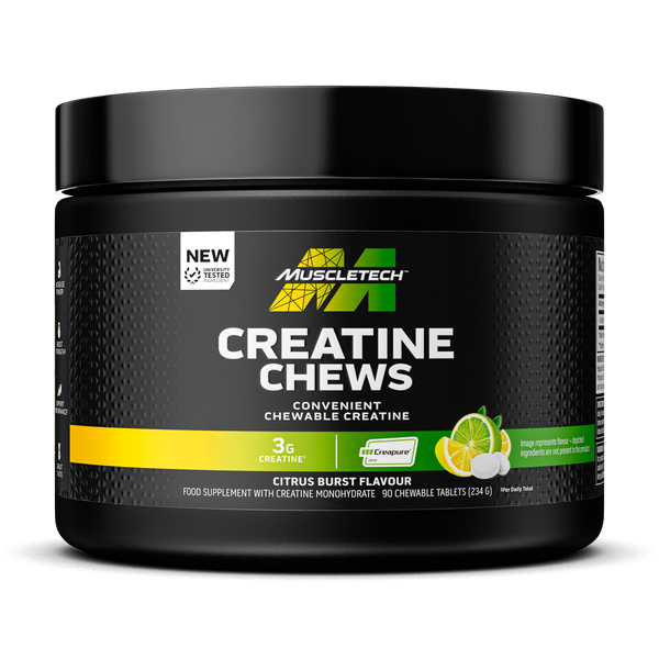 MuscleTech Creatine Chews 90 Chewable Tablets - Citrus Burst
