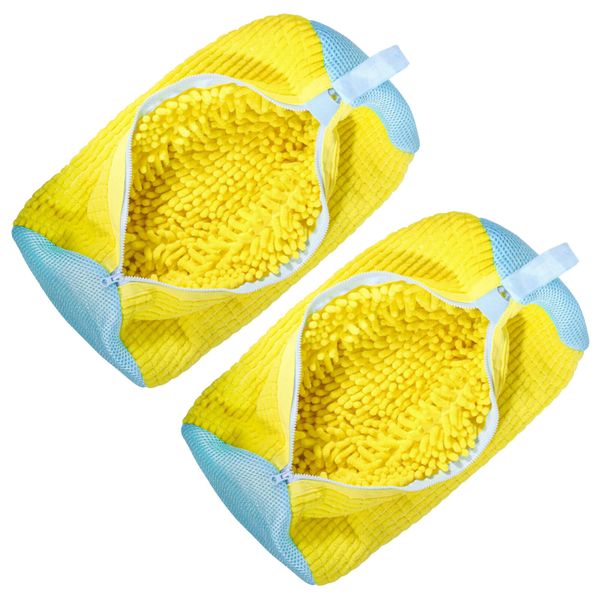 Laundry Shoe Bag,Washing Drying Shoe Protector Net Pouch - 2 Pack