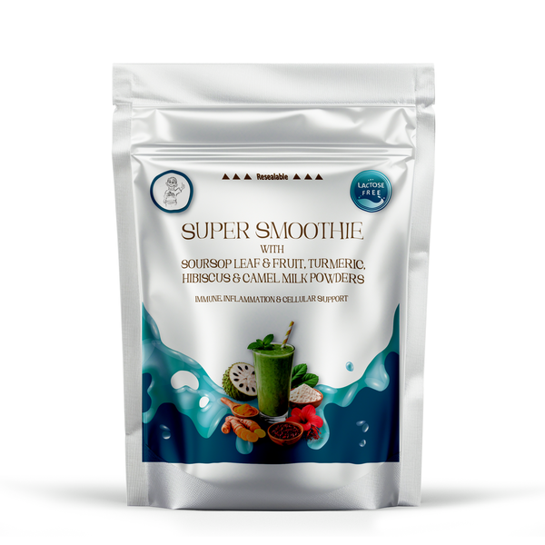 Smoothie Powder - Soursop, Turmeric, Hibiscus &amp; Camel Milk - Lactose Free