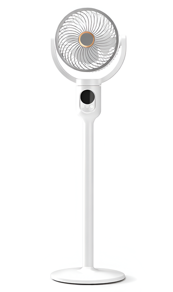 2-in-1 Rechargeable Portable Standing Fan with Remote - 7200mAh