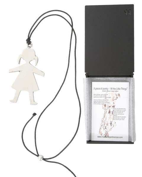 Marke Meyer All the Little Things Paper Doll Stainless Steel Necklace