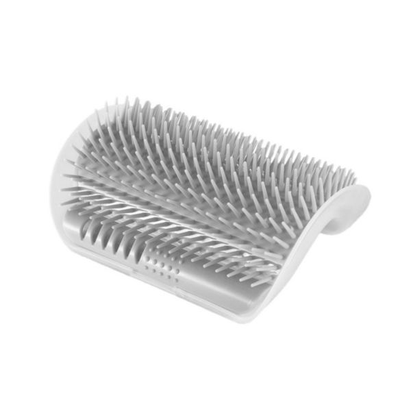 Cat Corner Self Groomer with Catnip - Wall Brush Cat Groomer