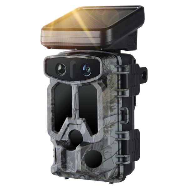 60MP 4K Solar Powered Trail Camera