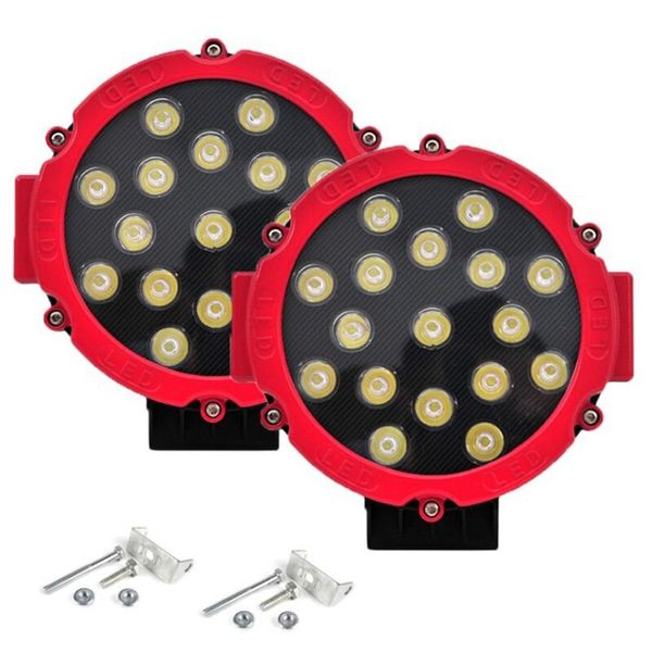 2 Pcs 51W Waterproof Car Led Light