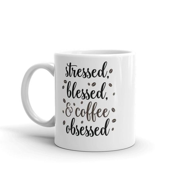 Coffee Obsessed Father's Day - Mother's Day-Valentines Mug