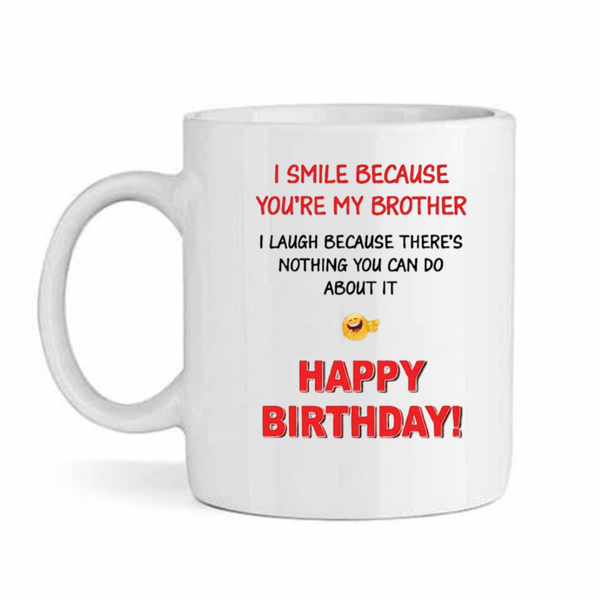 Brother Happy Birthday-Father's Day-Valentines-Birthday-Christmas Pack Mug