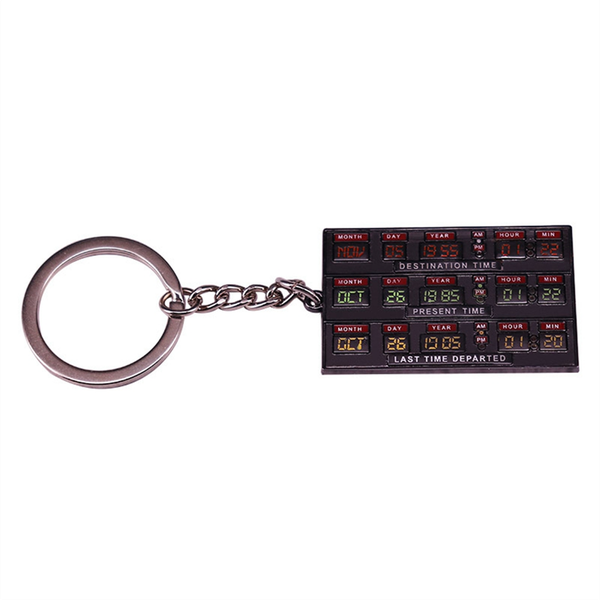 Back To Future2 Time Circuit Keychain Sci-Fi Movie Accessory