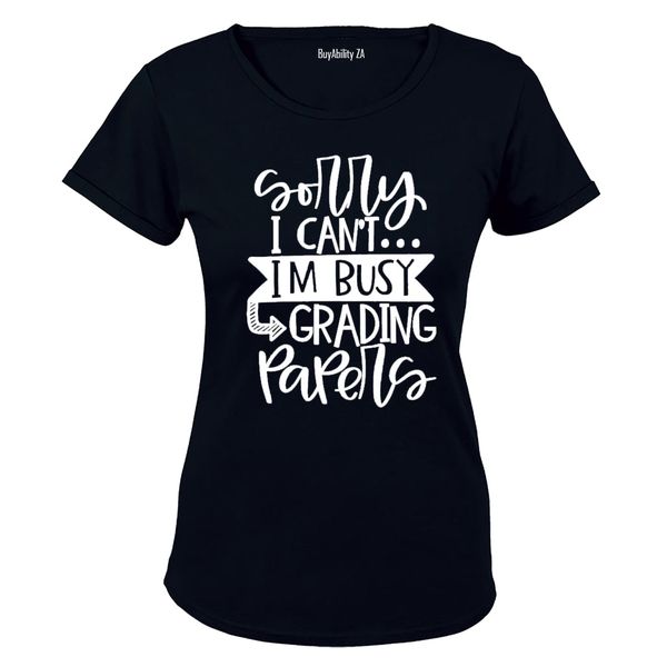 Grading Papers! - Ladies - T-Shirt image