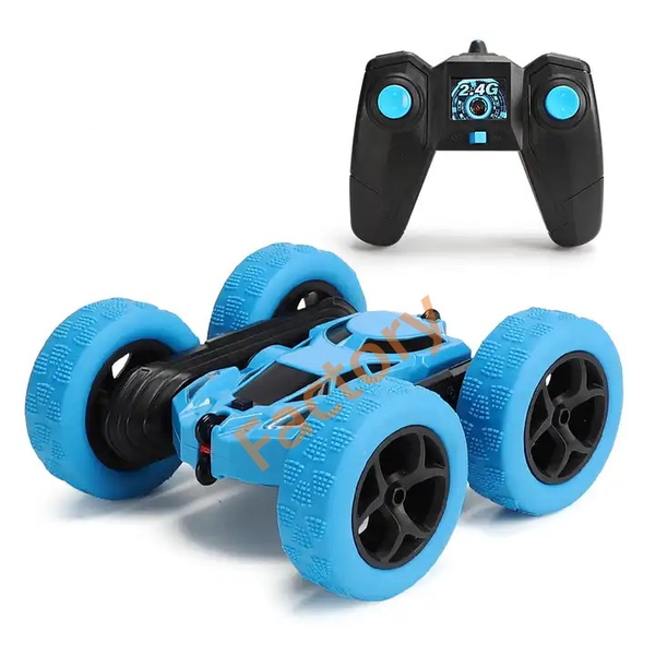 2.4G Remote Control 360 Rotating Double-Sided Stunt Toy Car