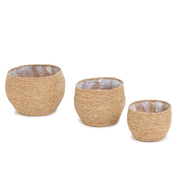 George &amp; Mason - 3 Piece Natural Planter