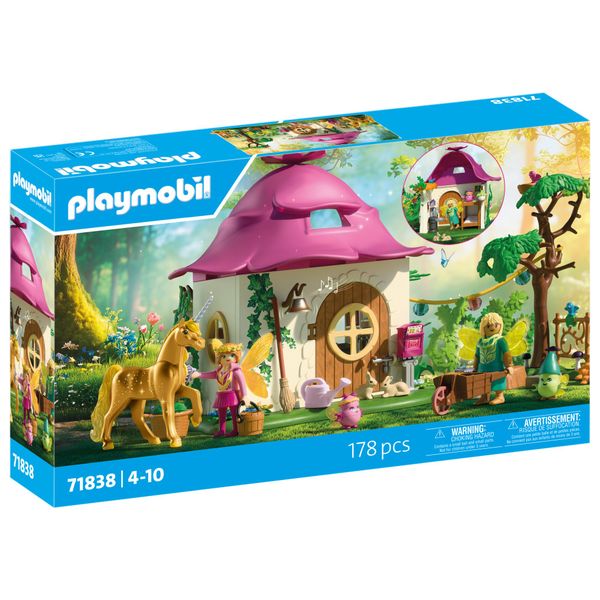 Playmobil Magic Unicorns - Cozy Fairy Home with Golden Unicorn -178 Pieces