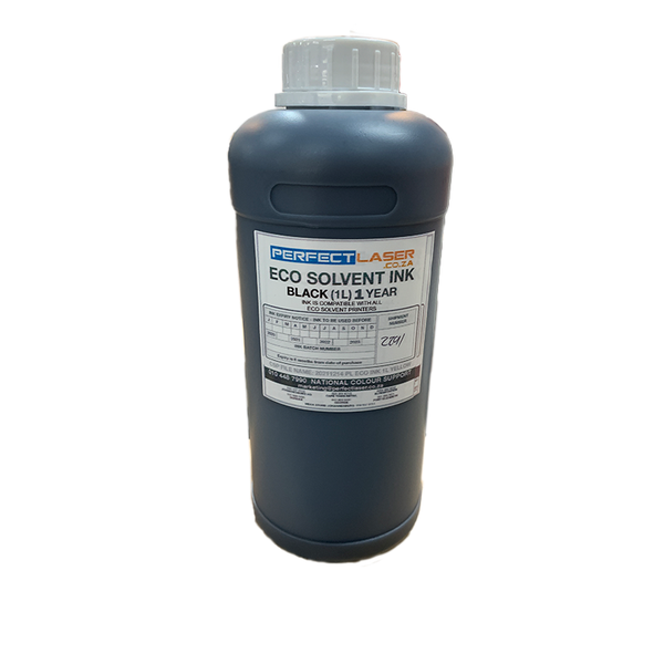 Ink - Eco Solvent Black One year Shelf Time - 1L