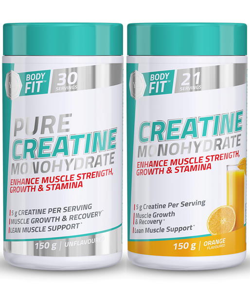 2 Pack Pure Creatine Monohydrate | 150g | Neutral,Orange | Youthful Living