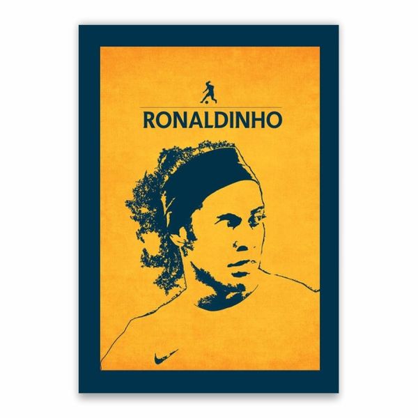 Ronaldinho Yellow Poster - A1