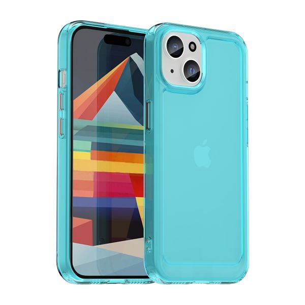CellTime Clear Cover for iPhone 15 Plus - Shockproof Candy Series