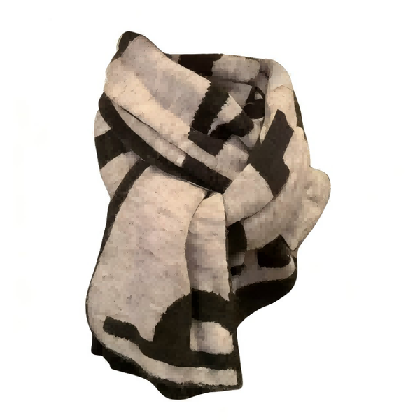 Korean Letter Scarf Women's Winter Warm Shawl New Atmosphere Scarf