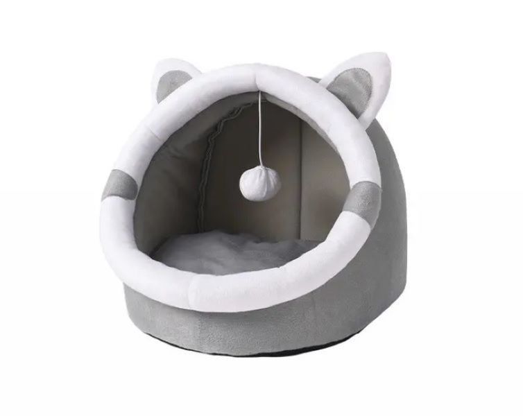 Cat Nest Winter Warm And Snugly Enclosed Bed