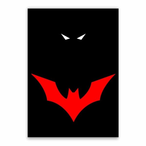 Batman Red Logo Poster - A1