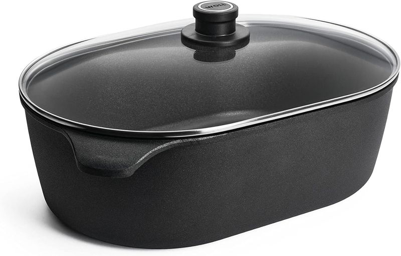 WOLL Nowo Titanium Roaster With Glass Lid