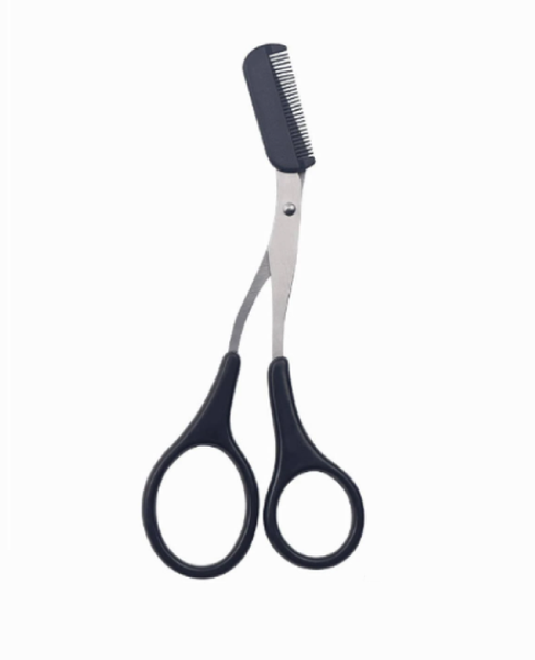 Eyebrow Trimming and Shaping Scissors with Detachable Comb