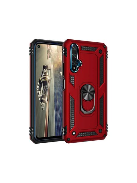 Ring Tank Stand Magnetic Phone Case Compatible with Huawei Nova 5T